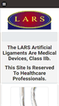 Mobile Screenshot of lars-ligaments.com